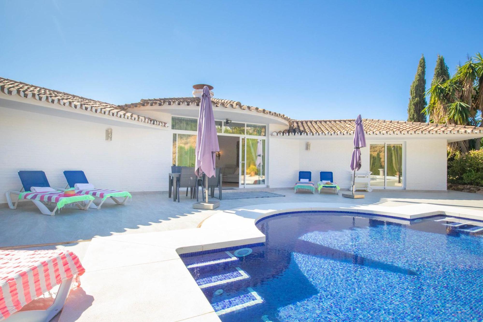Pool Villa Rancho Domingo Family Friendly - Happy Rentals 贝纳尔马德纳 外观 照片