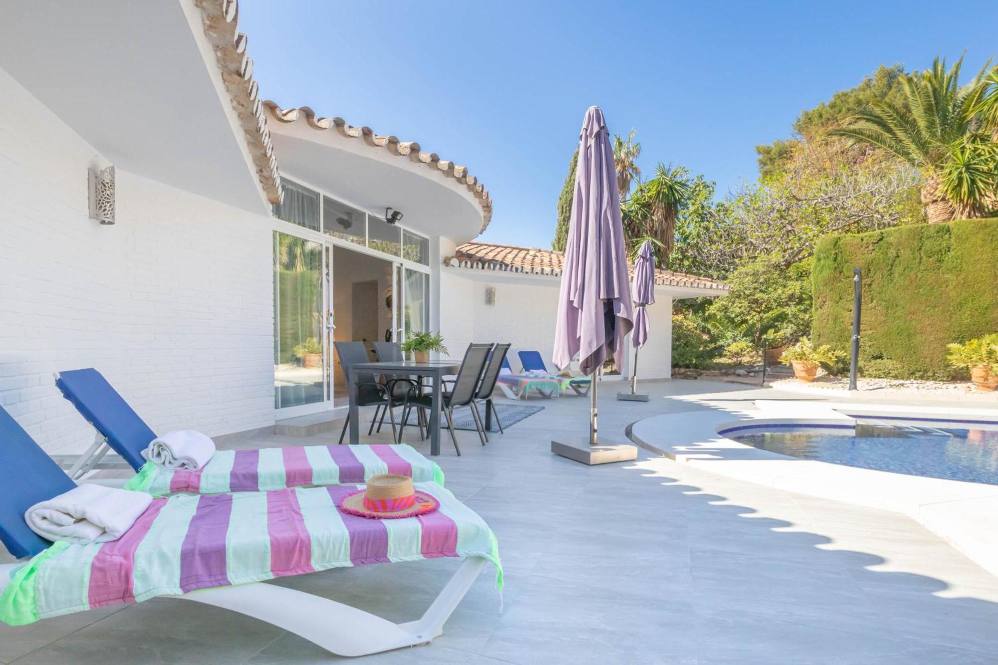 Pool Villa Rancho Domingo Family Friendly - Happy Rentals 贝纳尔马德纳 外观 照片