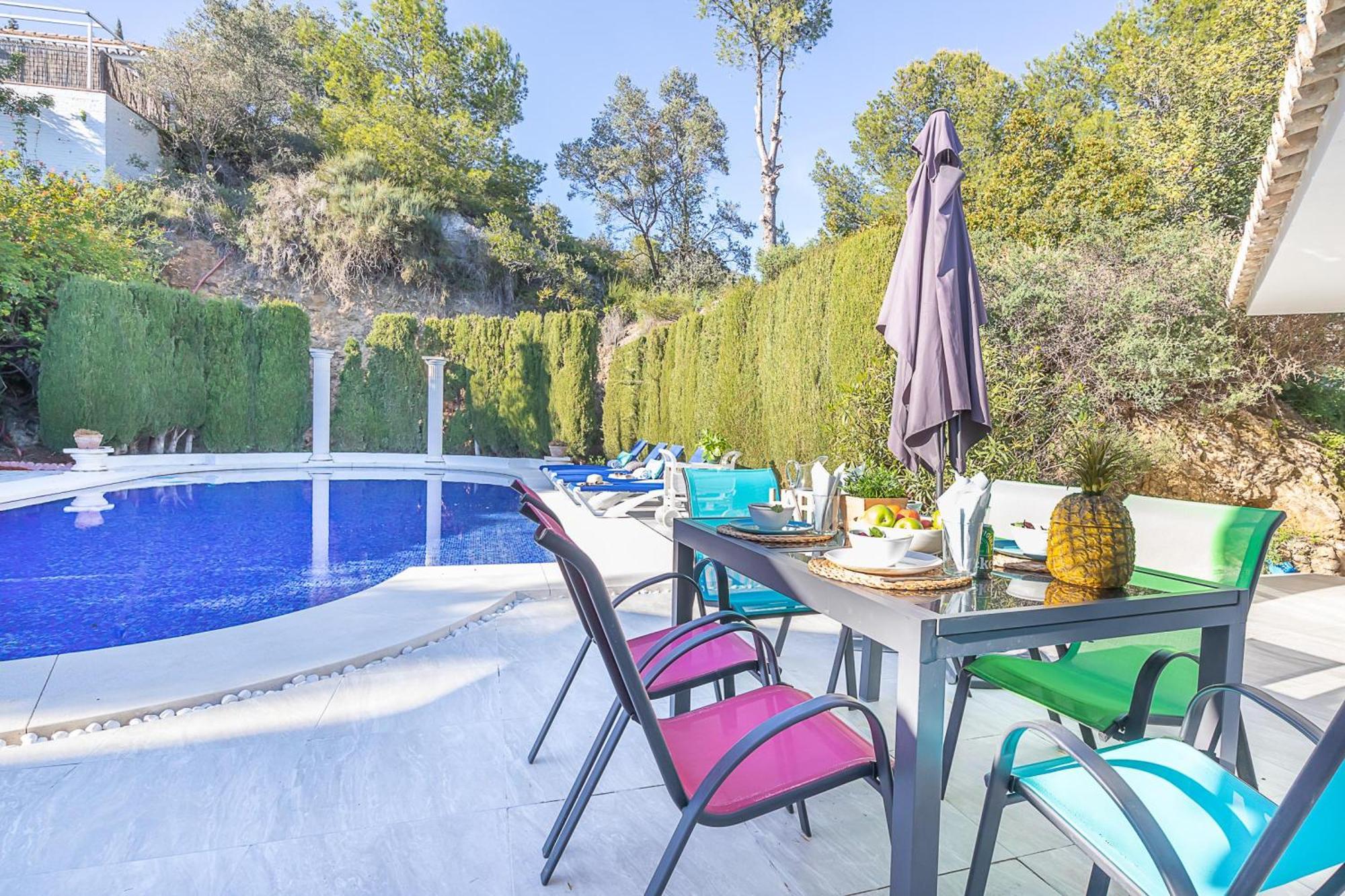 Pool Villa Rancho Domingo Family Friendly - Happy Rentals 贝纳尔马德纳 外观 照片